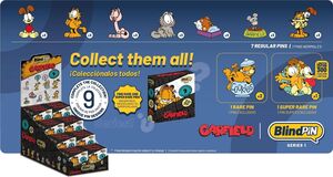 BLINDPIN SERIE 1 PINS MISTERIOSOS COLECCIONABLES GARFIELD