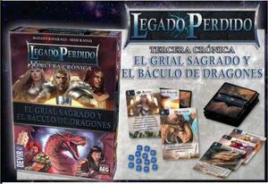 LEGADO PERDIDO III:EL GRIAL SAGRADO Y EL BACULO DE DRAGONES                