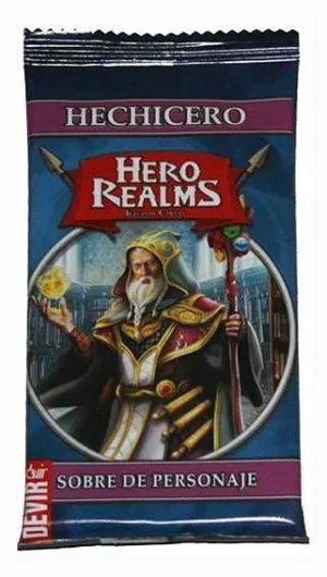HERO REALMS. SOBRE DE PERSONAJES: HECHICERO HERO REALMS. SOBRE DE PERSONAJES: HECHICERO