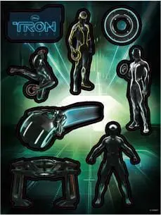 SALDO - TRON LEGACY SET A IMANES DISNEY                                            