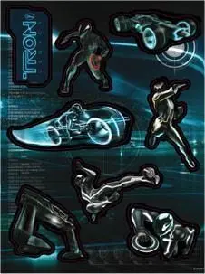 TRON LEGACY SET B IMANES DISNEY                                            