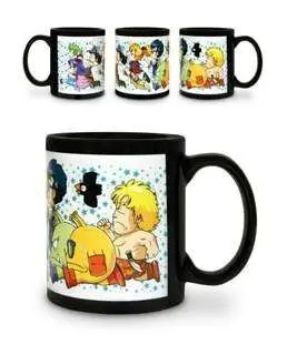 DR SLUMP PERSONAJES CORRIENDO TAZA CERAMICA                                