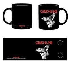 GREMLINS TAZA NEGRA GIZMO LOGO ROJO                                        