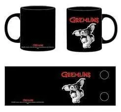 GREMLINS TAZA NEGRA GIZMO LOGO ROJO                                        