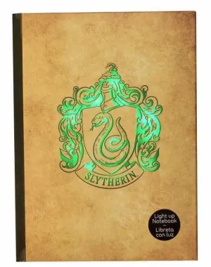 HARRY POTTER LIBRETA CON LUZ SLYTHERIN