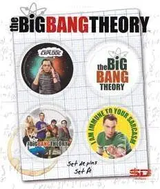 THE BIG BANG THEORY SET A DE 4 PINS TBBT                                   