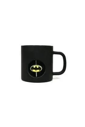 BATMAN LOGO TAZA CRISTAL EMBLEMA GIRATORIO 3D DC COMICS                    