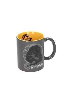STAR WARS ROGUE ONE TAZA GRIS-AMARILLA CERAMICA DARTH VADER                