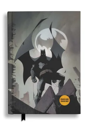 BATMAN BATSEÑAL LIBRETA CON LUZ UNIVERSO DC