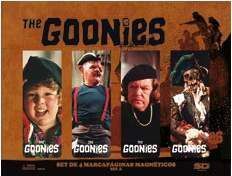 LOS GOONIES PUNTO DE LIBRO MAGNETICO SET A