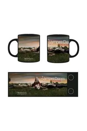 THE VAMPIRE DIARIES PROTAGONISTAS EN LA HIERBA TAZA CERAMICA               