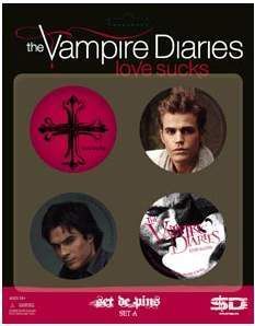 THE VAMPIRE DIARIES SET A DE 4 PINS                                        