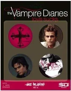 THE VAMPIRE DIARIES SET A DE 4 PINS                                        
