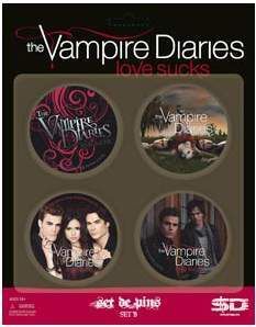 THE VAMPIRE DIARIES SET B DE 4 PINS                                        