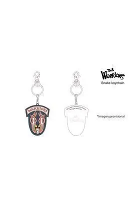 THE WARRIORS EMBLEMA SERPIENTE LLAVERO MOSQUETON THE WARRIORS EMBLEMA SERPIENTE LLAVERO MOSQUETON