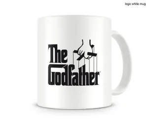 EL PADRINO LOGO TAZA CERAMICA BLANCA                                       