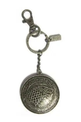 JUEGO DE TRONOS LLAVERO MOSQUETON ESCUDO STARK                             