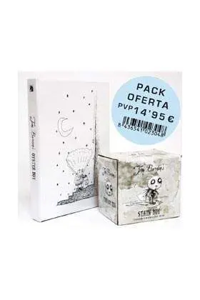 PACK MERCHAN B TAZA STAIN TERMICA Y DIARIO CON LUZ TIM BURTON              