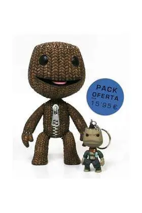 PACK MERCHAN SACKBOY FIG 15 CM Y LLAVERO 5 CM KILLZONE LITTLE BIG PLANET   