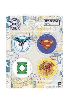 DC SET A DE 4 PINS DC COMICS                                               