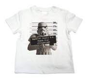 STAR WARS CAMISETA NIÑO STORMTROPPER FICHADO TALLA 1 AÑO                   