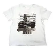 STAR WARS CAMISETA NIÑO STORMTROPPER FICHADO TALLA 2 AÑOS                  