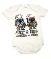 STAR WARS BODY NIÑO FETT & SON TALLA 12 MESES                              