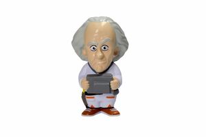 REGRESO AL FUTURO FIGURA ANTIESTRES 15 CM DOC BROWN                        