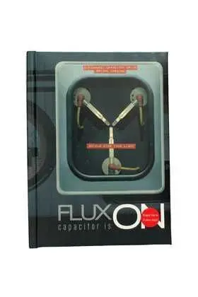 REGRESO AL FUTURO FLUX ON LIBRETA CON LUZ