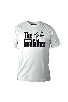 EL PADRINO CAMISETA BLANCA CHICO LOGO THE GODFATHER T-L                    