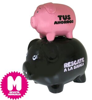 HUCHA RESCATE A LA BANCA REVISTA MONGOLIA                                  