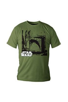 STAR WARS CAMISETA VERDE CHICO BOBA FETT T-M                               