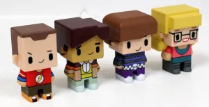 THE BIG BANG THEORY SET 4 FIGURAS 7 CM PIXEL 002                           