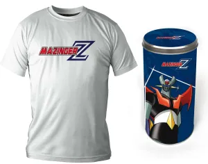 MAZINGER Z LOGO CAMISETA BLANCA CHICO T-M EDICION DELUXE                   
