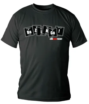 THE BIG BANG THEORY BAZINGA TABLA PERIODICA CAMISETA NEGRA CHICO T-XL      