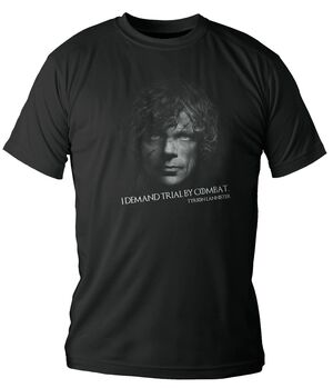 JUEGO DE TRONOS CAMISETA NEGRA CHICO TYRION LANNISTER T-M                  