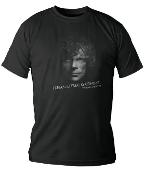 JUEGO DE TRONOS CAMISETA NEGRA CHICO TYRION LANNISTER T-L                  