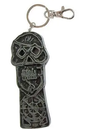 GOONIES LLAVE DE HUESOS LLAVERO MOSQUETON METAL                            