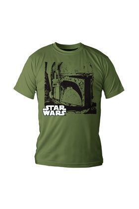 STAR WARS CAMISETA VERDE NIÑO BOBA FETT T-6                                