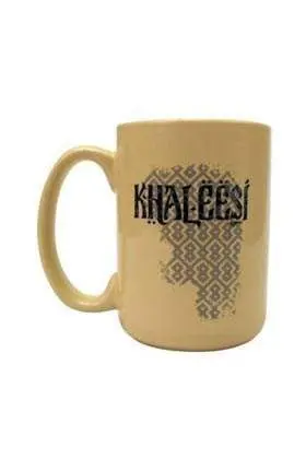 SALDO - JUEGO DE TRONOS TAZA CERAMICA KHALEESI COLOR ARENA                         