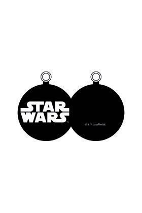 STAR WARS BOLA NAVIDAD LOGO BLANCO                                         