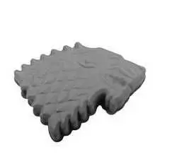 JUEGO DE TRONOS MOLDE HORNO SILICONA STARK                                 