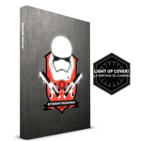 STAR WARS EPISODIO VII LIBRETA CON LUZ Y SONIDO STORMTROOPER CASCO