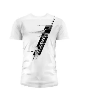 STAR WARS EPISODIO VII CAMISETA BLANCA CHICO X-WING T-S                    