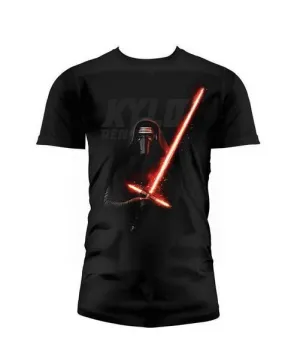 STAR WARS EPISODIO VII CAMISETA NEGRA CHICO KYLO REN T-S                   