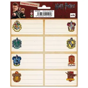 HARRY POTTER ETIQUETAS CASAS