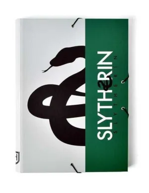 HARRY POTTER CARPETA SOLAPAS SLYTHERIN