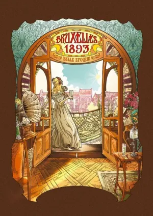 BRUXELLES 1893 BELLE ÉPOQUE