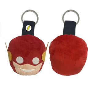 UNIVERSO DC LLAVERO PELUCHE CARA FLASH 6 CM                                