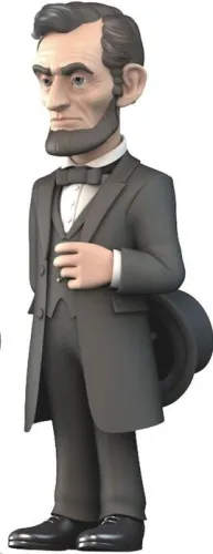 FIGURAS HISTÓRICAS FIGURA MINIX ABRAHAM LINCOLN 16.º PRESIDENTE DE LOS ESTADOS UNIDOS 12 CM